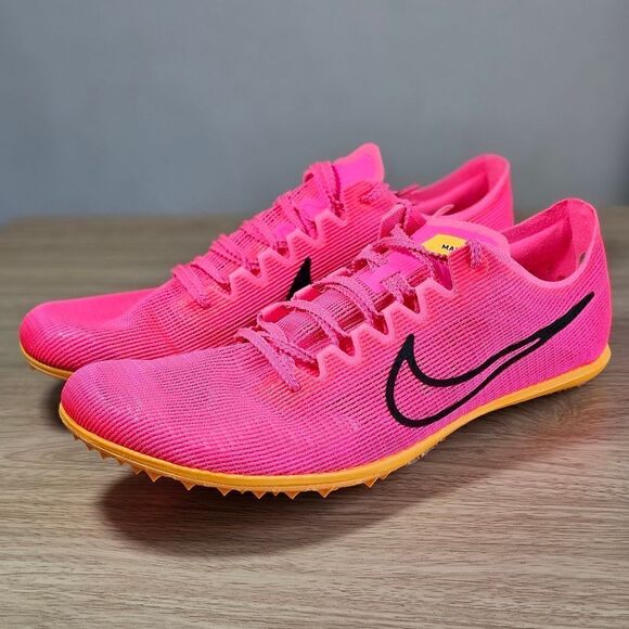 Nike Zoom Mamba V6 Track & Field Spikes Running Shoes Men's 10 Hyper Pink New - Picture 2 of 14
